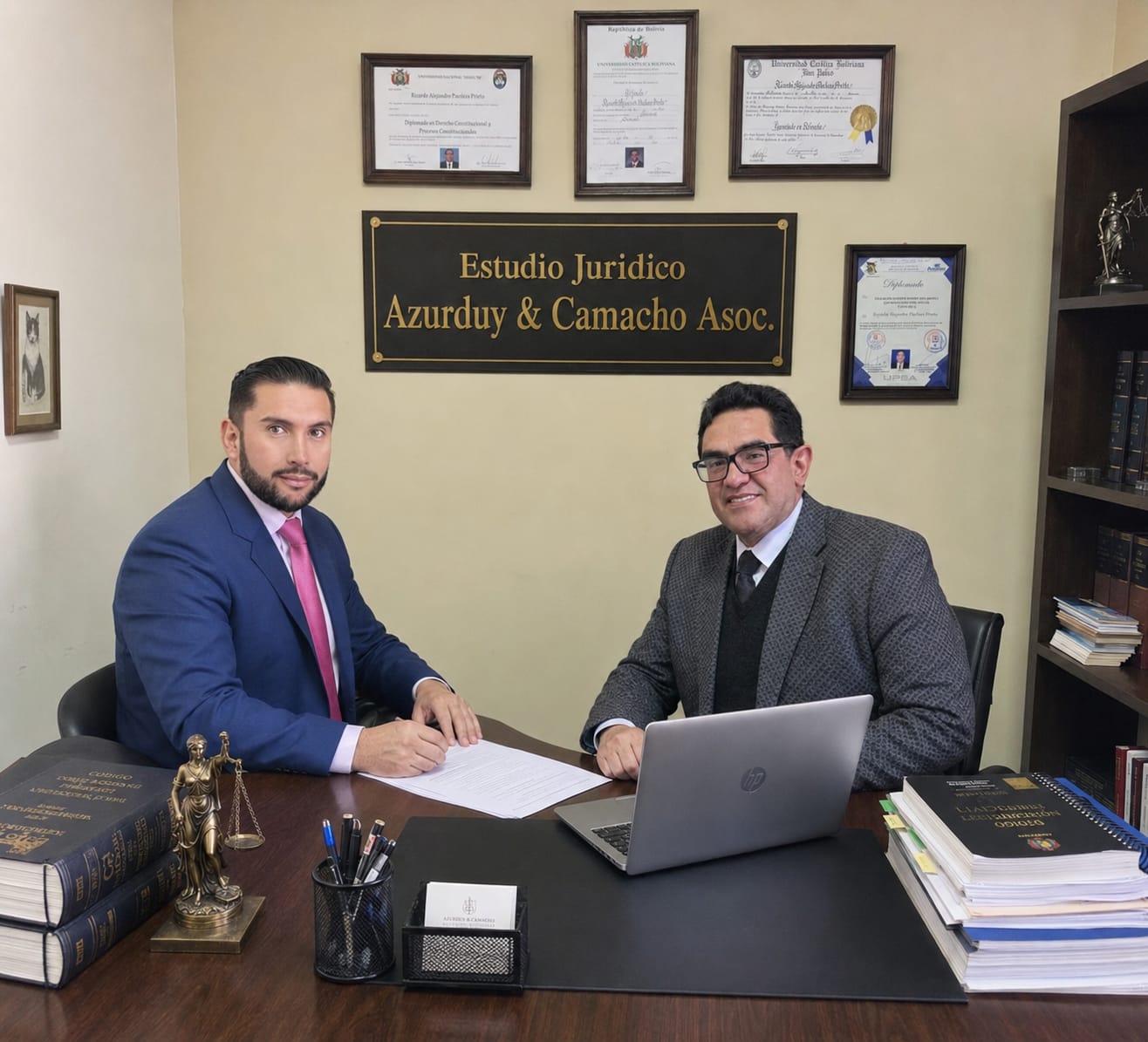Equipo del Estudio Jurídico Azurduy & Camacho Asoc.